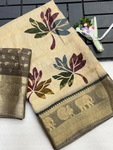 Vastrangan kalmkari print saree surat online shopping